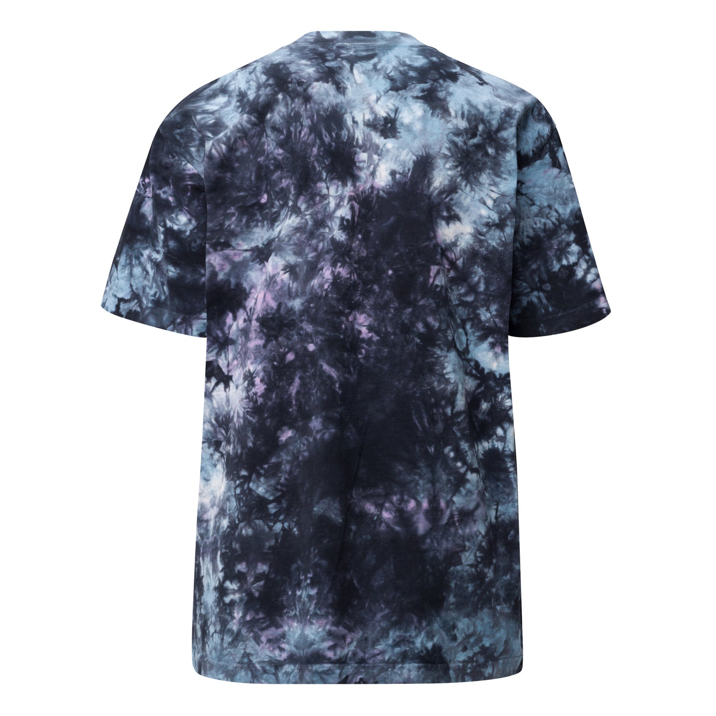 Product mockup motivational tie-dye shirt back view