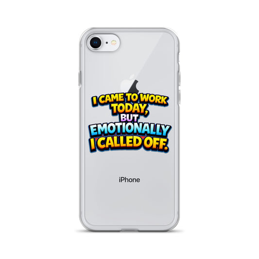 Product mockup funny iPhone case back view