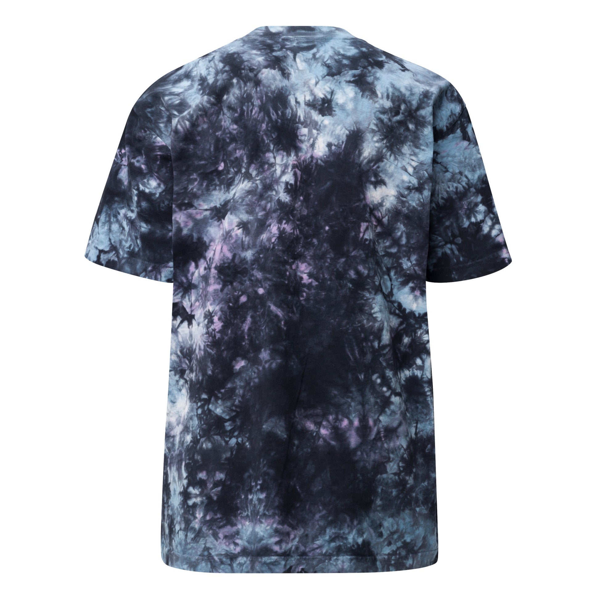 Product mockup motivational tie-dye shirt back view