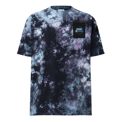 Product mockup motivational tie-dye shirt front view